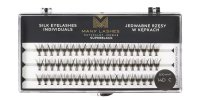 Many Beauty - Many Lashes - 14D SUPERBLACK - Silk Eyelashes Individual - Jedwabne rzęsy w kępkach - C - 0,10mm - 60 szt