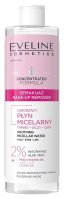 Eveline Cosmetics - Concentrated Formula - Soothing Micellar Water - Łagodzący płyn micelarny do twarzy, oczu i ust - 400 ml