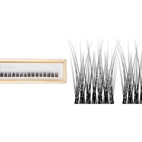 Many Beauty - Many Lashes - Infinity Lashes - Nr. 03 - Rzęsy bondingowe w kępkach - C - 28 szt - C 9mm