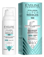 Eveline Cosmetics - Super Needles - Hyaluron 100 - Moisturizing and Brightening Meso-booster - 50 ml