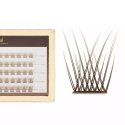Many Beauty - Many Lashes - Mini Box - V-Lashes Intense - Chocolate - Jedwabne kępki rzęs - Brązowe - 60 szt - CC - CC