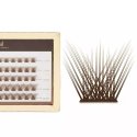 Many Beauty - Many Lashes - Mini Box - V-Lashes Obsession Chocolate - Jedwabne kępki rzęs - Brązowe - 60 szt - CC - CC