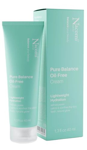 Nacomi Next Level - Pure Balance Oil-Free Cream - Moisturizing face cream - Oily and combination skin - 40 ml