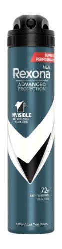 Rexona - Men - Advanced Protection - Invisible Anti-Perspirant 72H - 200 ml