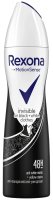 Rexona - Invisible On Black + White Clothes - 48H Anti-Perspirant - Antyperspirant w sprayu dla kobiet - 200 ml 
