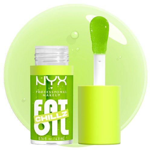 NYX Professional Makeup - FAT OIL Chillz - Błyszczyk do ust z efektem chłodzącym - 4,8 ml - 19 KIWI FREEZIE