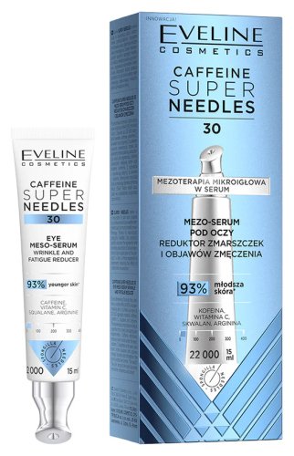 Eveline Cosmetics - Caffeine Super Needles 30 - Mezo-serum pod oczy - 15 ml
