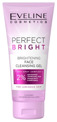 Eveline Cosmetics - Perfect Bright - Brightening Face Cleansing Gel - Rozjaśniający żel oczyszczający do twarzy - 150 ml