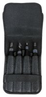 Many Beauty - Zestaw do regulacji brwi - 4 pęsety + etui