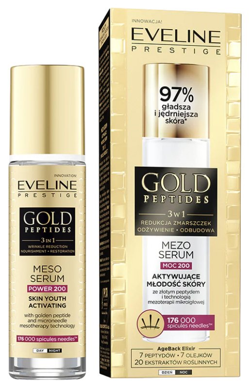 Eveline Prestige Gold Peptides 3in1 Face Serum 30ml
