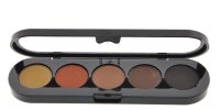 Make-Up Atelier Paris - Cake Eyeliner / Brow Liners Palette - Paleta 5 očních linek / stínů na obočí - 12,5 g