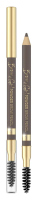 Eveline Cosmetics - Brow & Go! Powder Brow Pencil - Kredka do brwi ze szczoteczką - 01 TAUPE - 01 TAUPE