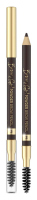 Eveline Cosmetics - Brow & Go! Powder Brow Pencil - Kredka do brwi ze szczoteczką - 03 DARK BROWN - 03 DARK BROWN
