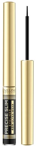 Eveline Cosmetics - Precise Slim - Eyeliner - Eyeliner w pędzelku - Vinyl Black