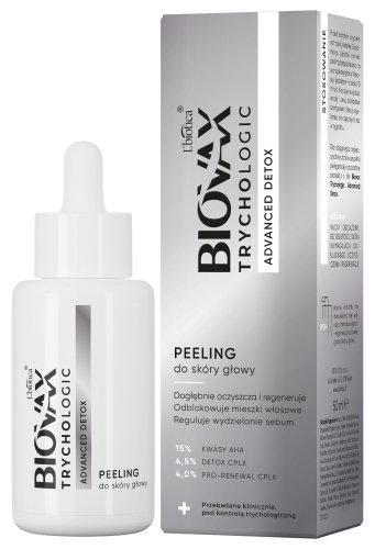 BIOVAX - Trychologic - Advanced Detox - Peeling do skóry głowy - 50 ml
