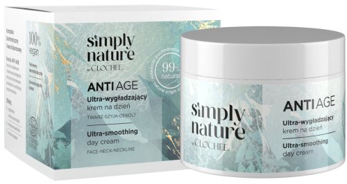 CLOCHEE - Simply Nature - Anti Age - Ultra-Smoothing Day Cream - Ultra wygładzający krem na dzień - 50 ml 