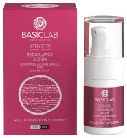 BASICLAB - ESTETICUS - Reducing Serum - Redukujące serum - 10% kwasu azelainowego, BHA i glicyryzyna - Rozjaśnienie i Wyciszenie - Dzień/Noc - 15 ml