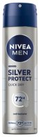 Nivea - Men - Silver Protect - 72H Quick Dry Anti-Perspirant - Antyperspirant w aerozolu dla mężczyzn - 150 ml