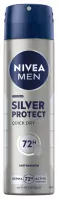 Nivea - Men - Silver Protect - 72H Quick Dry Anti-Perspirant - Antyperspirant w aerozolu dla mężczyzn - 150 ml