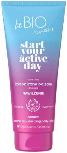 beBIO - Start Your Active Day - Natural Isotonic Moisturizing Body Lotion - Naturalny izotoniczny balsam do ciała - Nawilżenie - 200 ml 