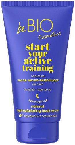 beBIO - Start Your Active Training - Natural Night Exfoliating Body Serum - Naturalne nocne serum eksfoliujące do ciała - 150 ml 
