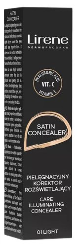 Lirene - Satin Concealer - Pielęgnacyjny korektor rozświetlający - 10 ml 