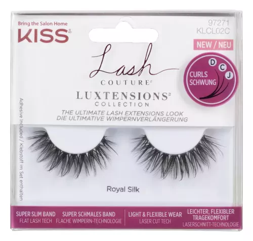 Накладные ресницы KISS Lash Couture Luxtensions Royal Silk на ленте, многоразовые — фото 2
