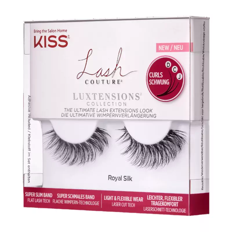 Накладные ресницы KISS Lash Couture Luxtensions Royal Silk на ленте, многоразовые — фото 3