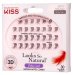 KISS - Looks So Natural - Kępki sztucznych rzęs - Trio Lash 3D - 30 szt - KHLC02