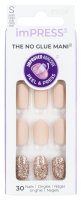 KISS - imPRESS - The No Glue Mani - Paznokcie samoprzylepne - 30 szt - S - Evanesce