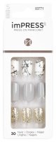 KISS - imPRESS - Press-On Manicure - Paznokcie samoprzylepne - 30 szt - S - Knock Out