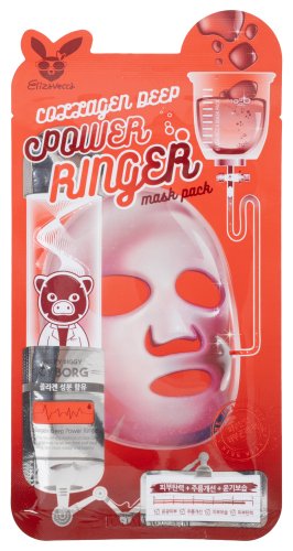 Elizavecca - Collagen Deep Power Ringer Mask - Nawilżająca maska w płachcie - 23 ml