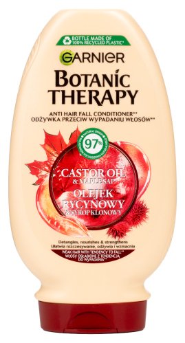 GARNIER - BOTANIC THERAPY - Anti Hair Fall Conditioner - Castor Oil & Maple Sap - Odżywka przeciw wypadaniu włosów - Olejek rycynowy i syrop klonowy - 200 ml