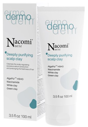 Nacomi Next Level - Dermo - Deeply Purifying Scalp Clay - Glinka peelingująca do skóry głowy - 100 ml