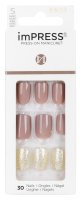 KISS - imPRESS - Press-On Manicure - Paznokcie samoprzylepne - 30 szt - S - One More Chance
