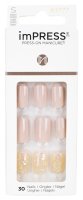 KISS - imPRESS - Press-On Manicure - Paznokcie samoprzylepne - 30 szt - S - Dorothy