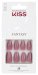 KISS - Gel Fantasy - Ready To Wear Gel - Sztuczne paznokcie w zestawie z klejem - 28 szt - M - Letter To Ur EX - 89138