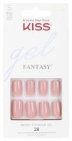 KISS - Gel Fantasy - Ready To Wear Gel - Sztuczne paznokcie w zestawie z klejem - 28 szt - S - Ribbons - 60674