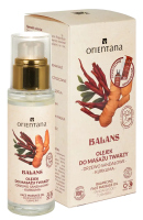 ORIENTANA - BALANCING FACE MASSAGE OIL - SANDALWOOD & TURMERIC - Olejek do masażu twarzy - Drzewo sandałowe i kurkuma - 30 ml