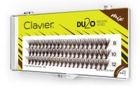 Clavier - DU2O - Brown Series - Brązowe kępki rzęs o podwójnej objętości - Mix