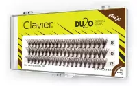 Clavier - DU2O - Brown Series - Brązowe kępki rzęs o podwójnej objętości - Mix