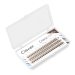 Clavier - Classic - Brown Cshape - Sztuczne rzęsy w kępkach - Brązowe - Mix 