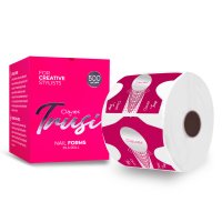 Clavier - Nail Forms in a Roll - Szablony do przedłużania paznokci by Trusi - Bordowe Motylki - 500 sztuk   