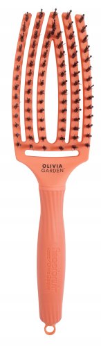 Olivia Garden - FingerBrush - Combo - Szczotka do rozczesywania włosów - Coral - Medium 