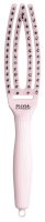 Olivia Garden - FingerBrush - Boar & Nylon - Szczotka do rozczesywania włosów - Pastel Pink - Small