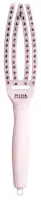 Olivia Garden - FingerBrush - Boar & Nylon - Szczotka do rozczesywania włosów - Pastel Pink - Small