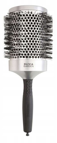 Olivia Garden - Essential Blowout Classic - Szczotka do modelowania włosów - Silver - 85 mm   