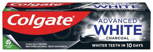 Colgate - Advanced White - Charcoal Toothpaste - Wybielająca pasta do zębów z aktywnym węglem - 75 ml