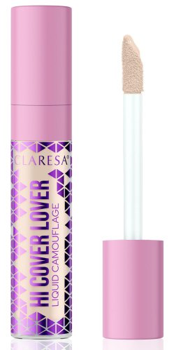 CLARESA - Hi Cover Lover - Liquid Camouflage - Korektor do twarzy w płynie - 8 g  - 21 Lightest