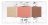 CLARESA - ALL SET! - FACE CONTOUR PALETTE - Paleta do konturowania twarzy - 02 All Warm! - 12 g